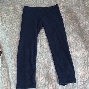 Navy blue ideology athletic leggings